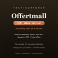 Offertmall i lådan — skriv en proffsig offert på 5 minuter (utan Word-strul)