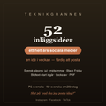 Innehållskalender — 52 färdiga inläggsidéer för ett helt års sociala medier