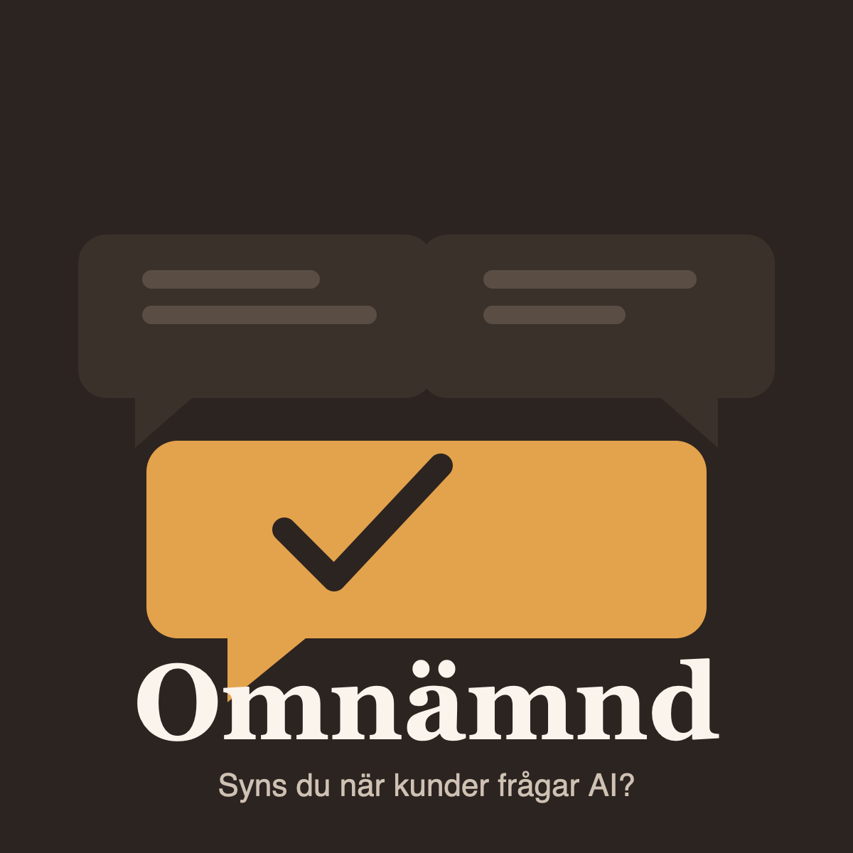 Omnämnd: syns ditt företag när kunder frågar AI?