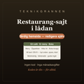 Restaurang-sajt i lådan — färdig redigerbar hemsida